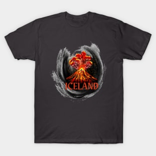 Iceland, land of fire and ice T-Shirt